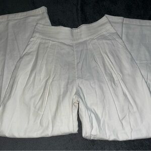 Abercrombie & Fitch Cream Wide Leg Pants